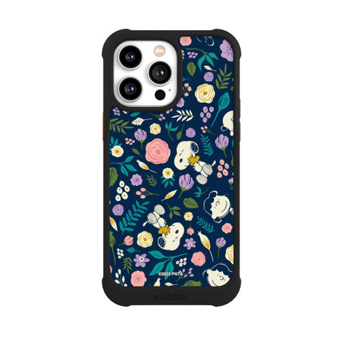 Apple iPhone 14 Pro Max NIVOmax Peanuts Dark Flower Pattern