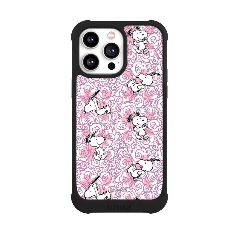 iPhone 14 Pro Max NIVOmax Peanuts Pink Roses Pattern