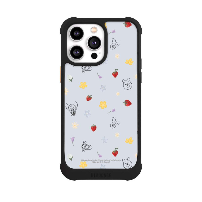 iPhone 14 Pro Max NIVOmax Winnie the Pooh and Friends Strawberry Pattern Blue