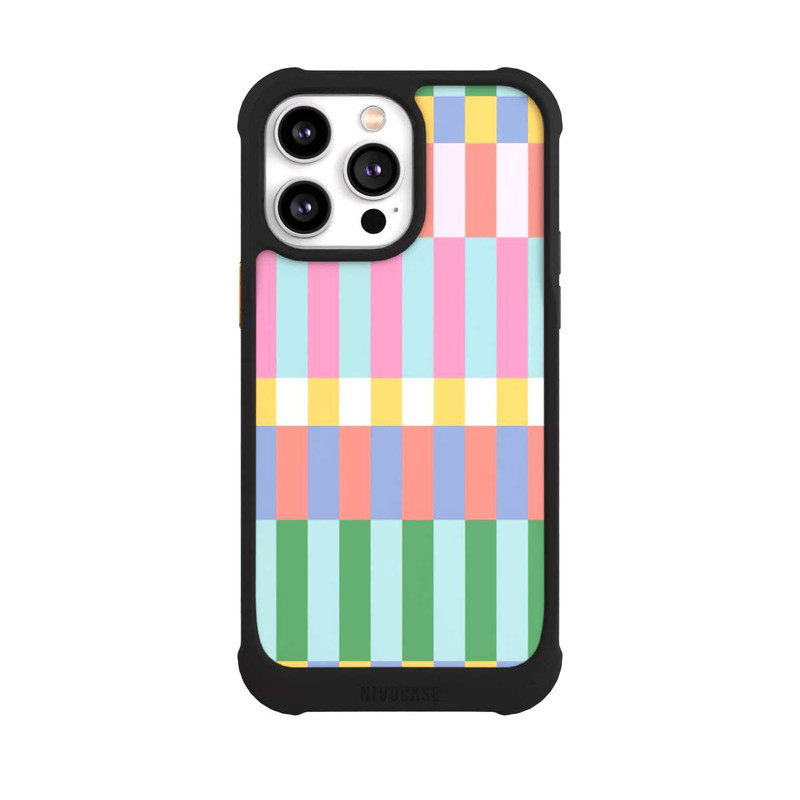 iPhone 14 Pro Max NIVOmax Checked Theme Pastel