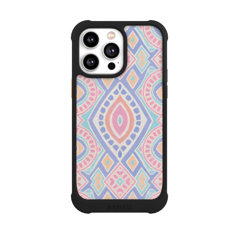 iPhone 14 Pro Max NIVOmax Boho Geometric Mosaic Intricate Tribal Design