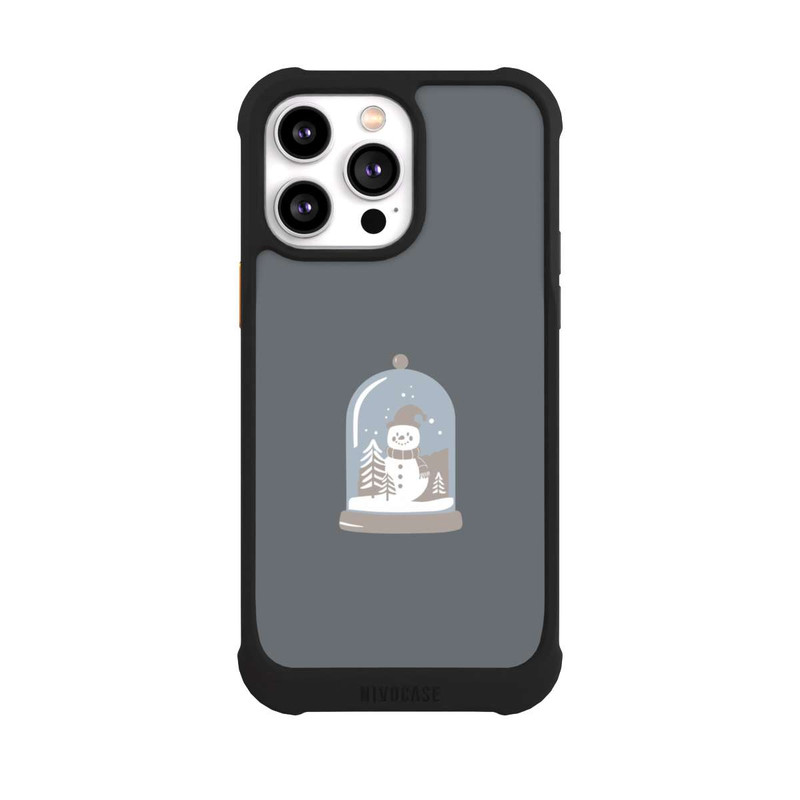 iPhone 14 Pro Max NIVOmax Minimalist Snow Globe with Snowman
