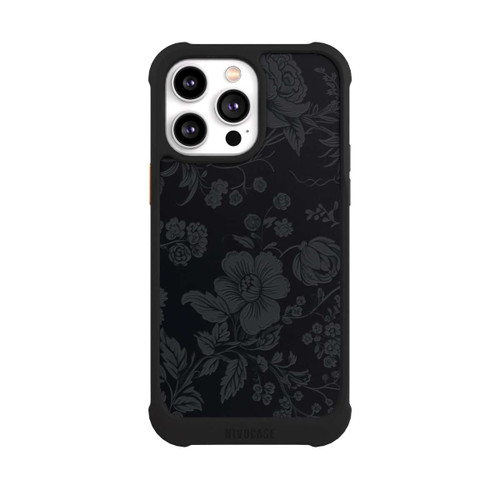 Apple iPhone 14 Pro Max NIVOmax Dunkle Blumen Vintageoptik