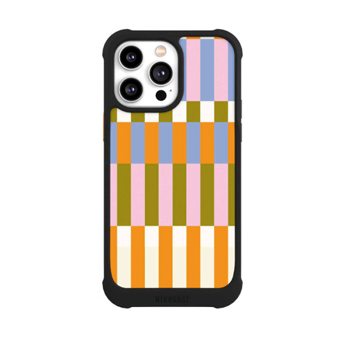 Apple iPhone 14 Pro Max NIVOmax Thème à Carreaux Colorés et Audacieux