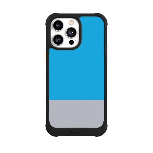 Apple iPhone 14 Pro Max NIVOmax Combinaison de Couleurs Bleu Clair et Gris