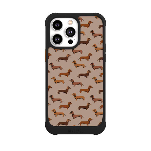 Apple iPhone 14 Pro Max NIVOmax Modèle Teckel Brun