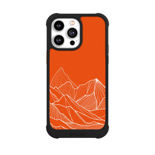 Apple iPhone 14 Pro Max NIVOmax Höhenlinien Berg Orange