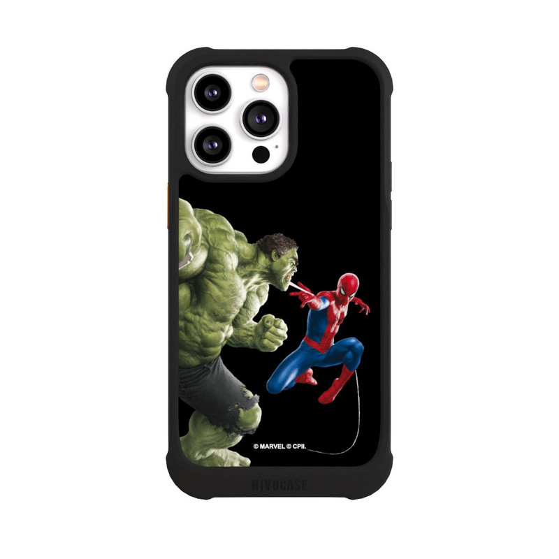 iPhone 14 Pro Max NIVOmax Spider-Man affronte Hulk