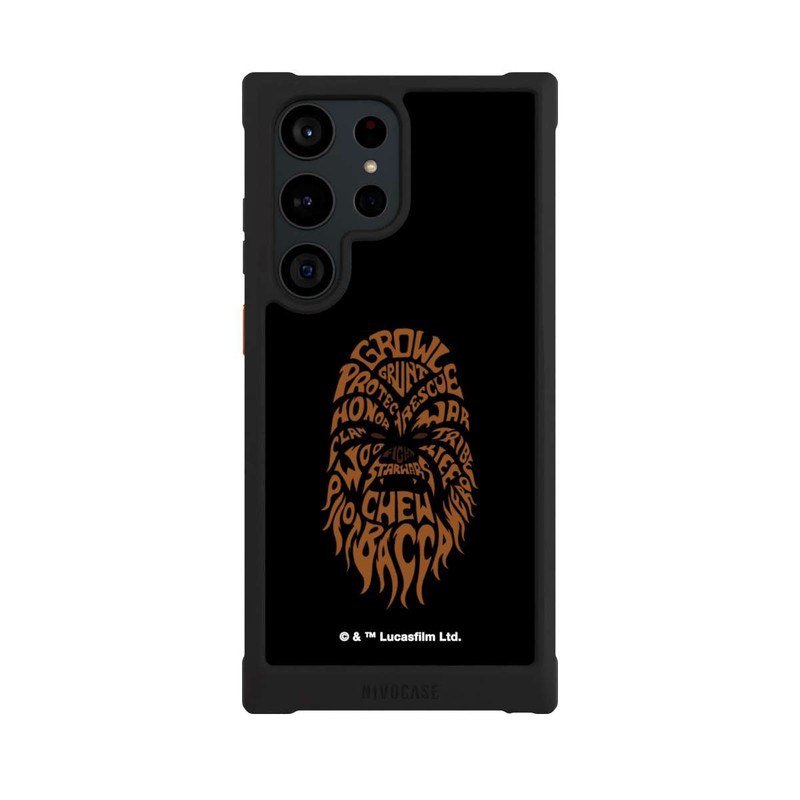Galaxy S23 Ultra NIVOmax Chewbacca Typo Grafisch
