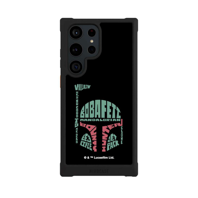 Galaxy S23 Ultra NIVOmax Boba Fett Typo Grafisch