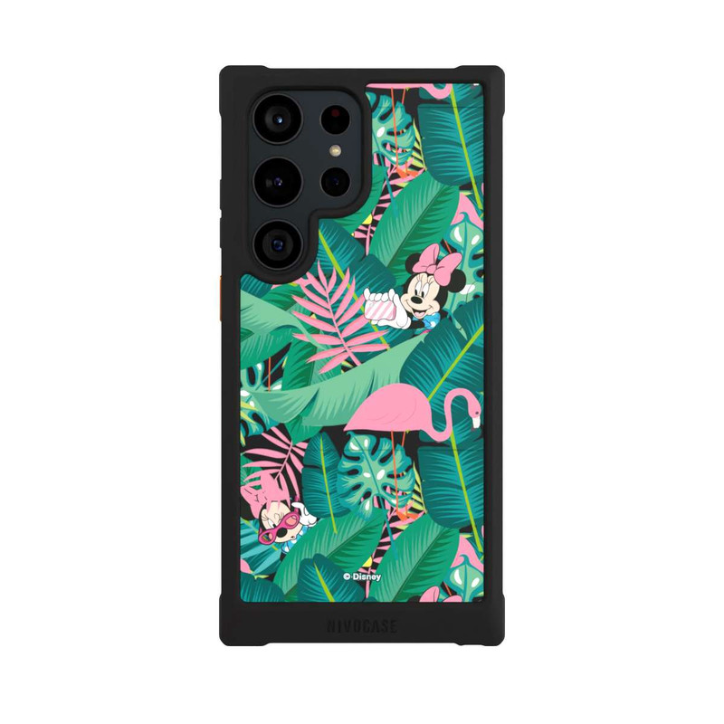 Galaxy S23 Ultra NIVOmax Minnie Été Feuilles de Palmier sans Fond