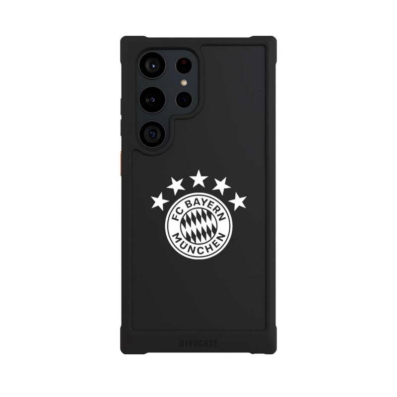 Galaxy S23 Ultra NIVOmax FCB Logo plain with stars - transparent