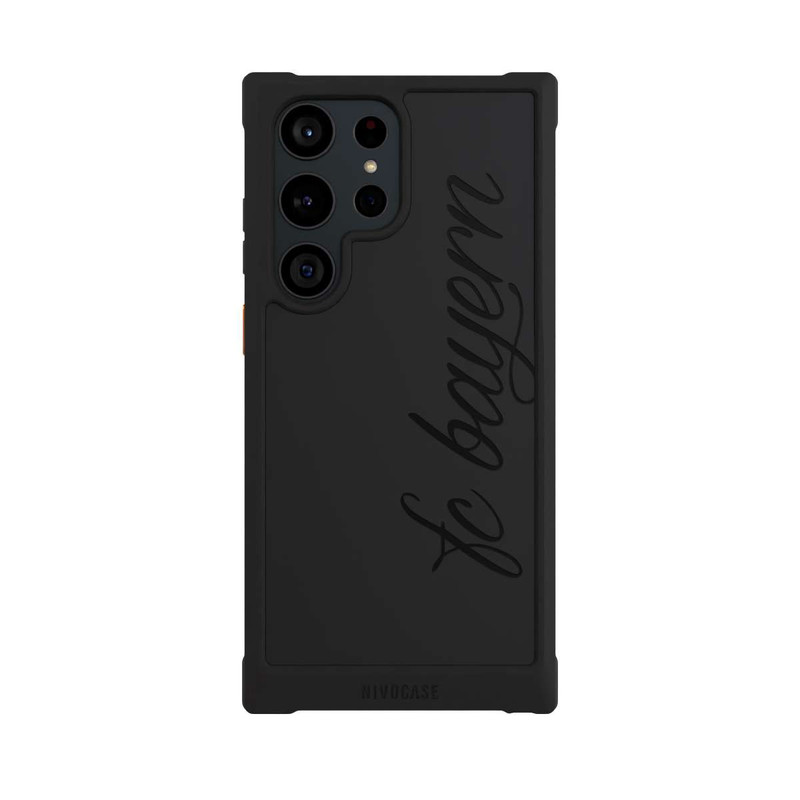 Galaxy S23 Ultra NIVOmax Black FCB Girlmotiv - transparent