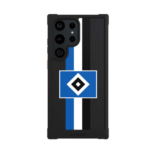 Samsung Galaxy S23 Ultra NIVOmax HSV Streifen - Blau-Weiß-Schwarz - ohne Hintergrund