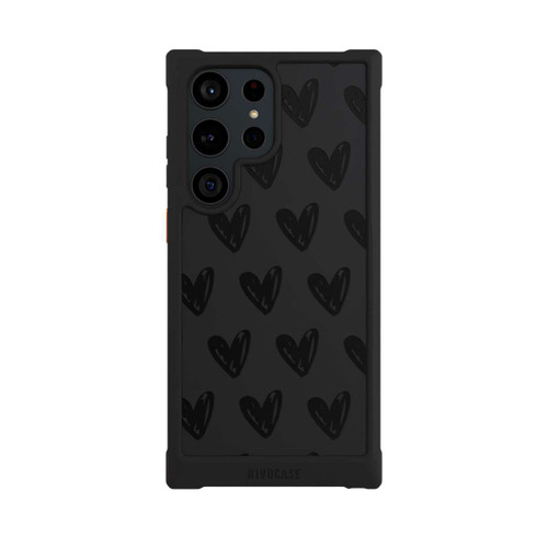 Samsung Galaxy S23 Ultra NIVOmax Herzen Schwarz ohne Hintergrund