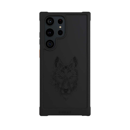 Samsung Galaxy S23 Ultra NIVOmax Wolf Mandala ohne Hintergrund