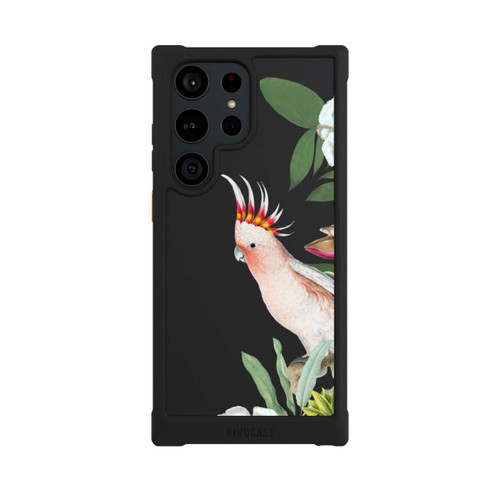 Samsung Galaxy S23 Ultra NIVOmax Papagei Blumen