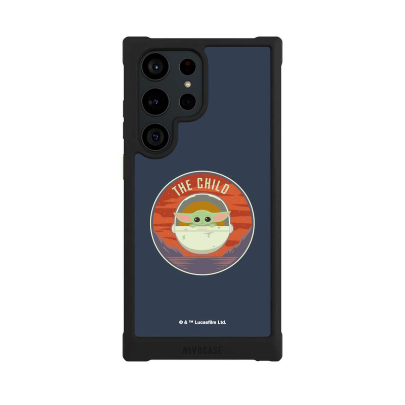 Galaxy S23 Ultra NIVOmax The Child Badge Blue