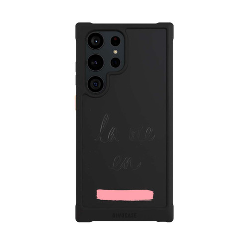 Samsung Galaxy S23 Ultra NIVOmax La vie en Rosa Transparent