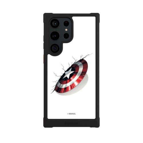 Samsung Galaxy S23 Ultra NIVOmax Captain America Shield Crash