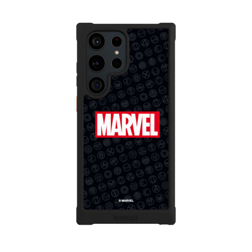Samsung Galaxy S23 Ultra NIVOmax Marvel Logo Black Red