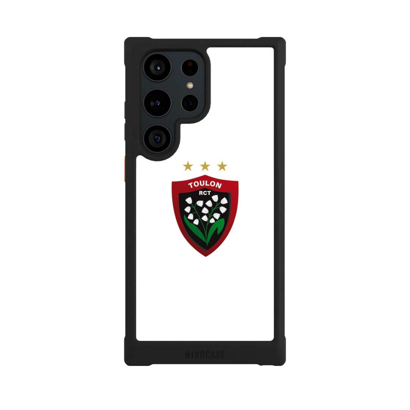 Galaxy S23 Ultra NIVOmax Logo RC Toulonnais Blanc