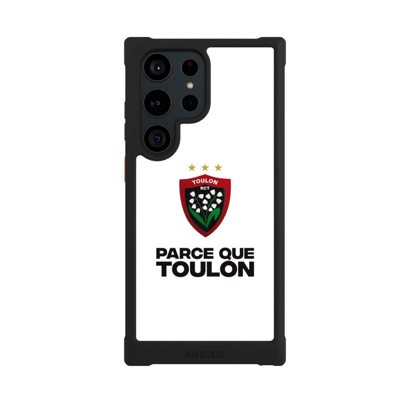 Galaxy S23 Ultra NIVOmax RC Toulonnais Blanc