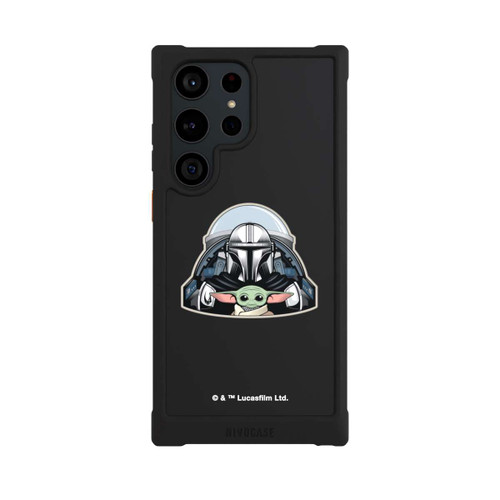 Samsung Galaxy S23 Ultra NIVOmax Mando und Grogu Transparent