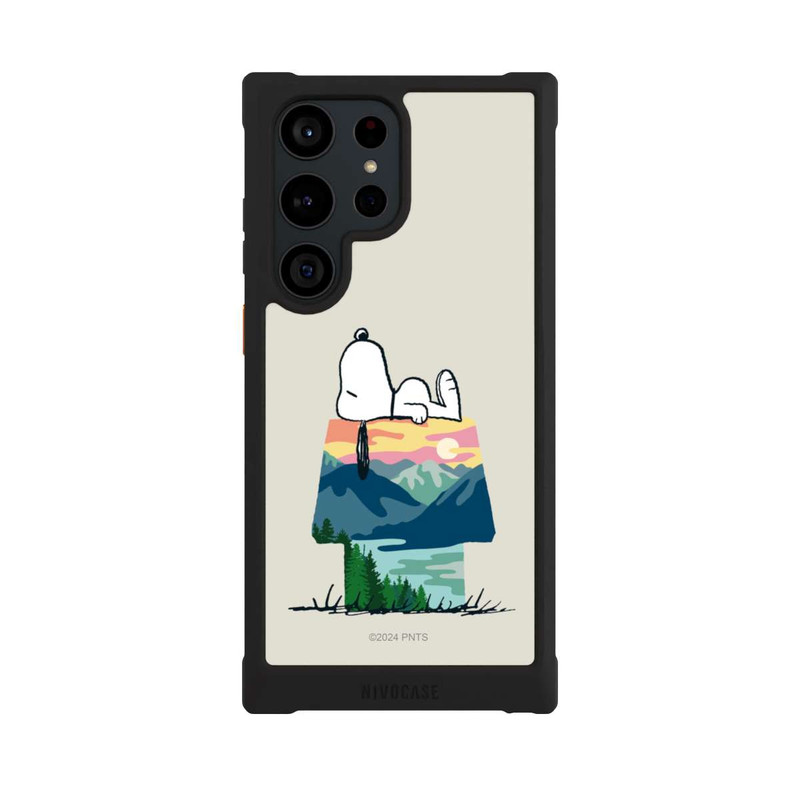 Galaxy S23 Ultra NIVOmax Snoopy Camping Hütte