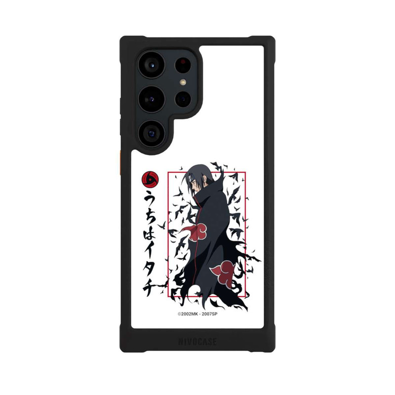 Galaxy S23 Ultra NIVOmax Les corbeaux Itachi blanche