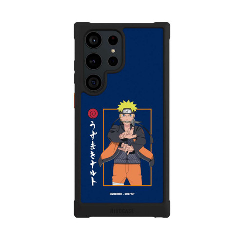 Samsung Galaxy S23 Ultra NIVOmax Naruto Kampfposition Blau