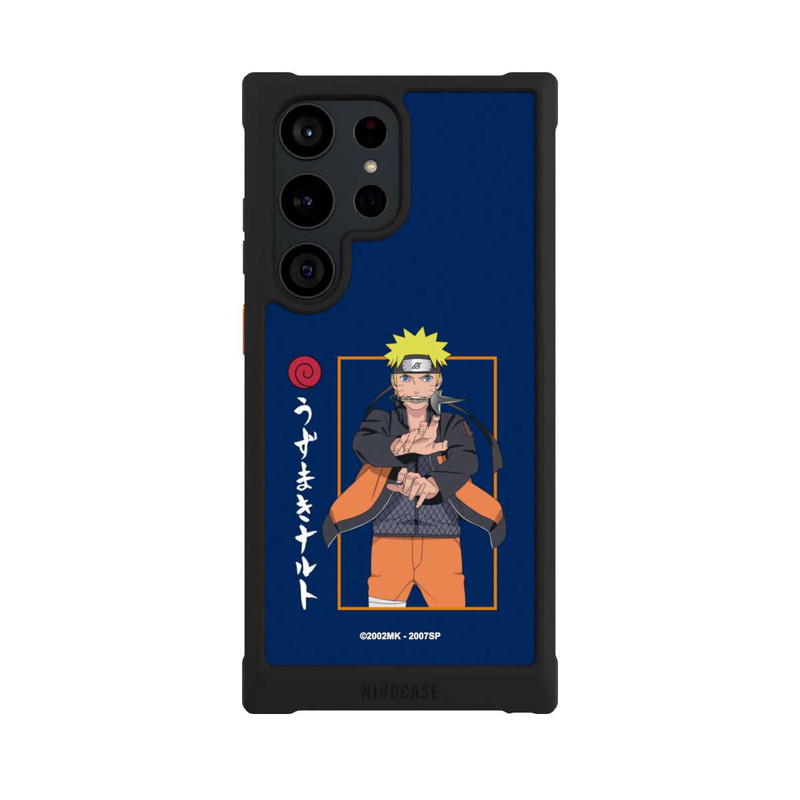 Galaxy S23 Ultra NIVOmax Naruto Position de Combat bleu