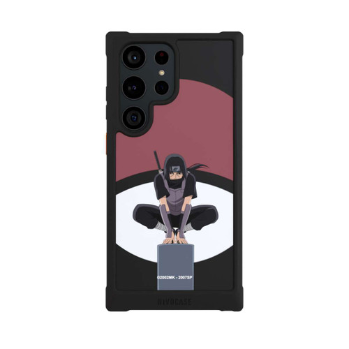 Samsung Galaxy S23 Ultra NIVOmax Itachi Uchiha Symbol transparenter Hintergrund