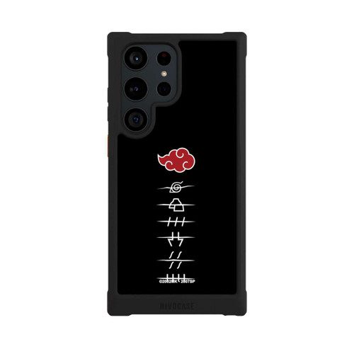 Samsung Galaxy S23 Ultra NIVOmax Akatsuki Mitgliedssymbole Schwarz