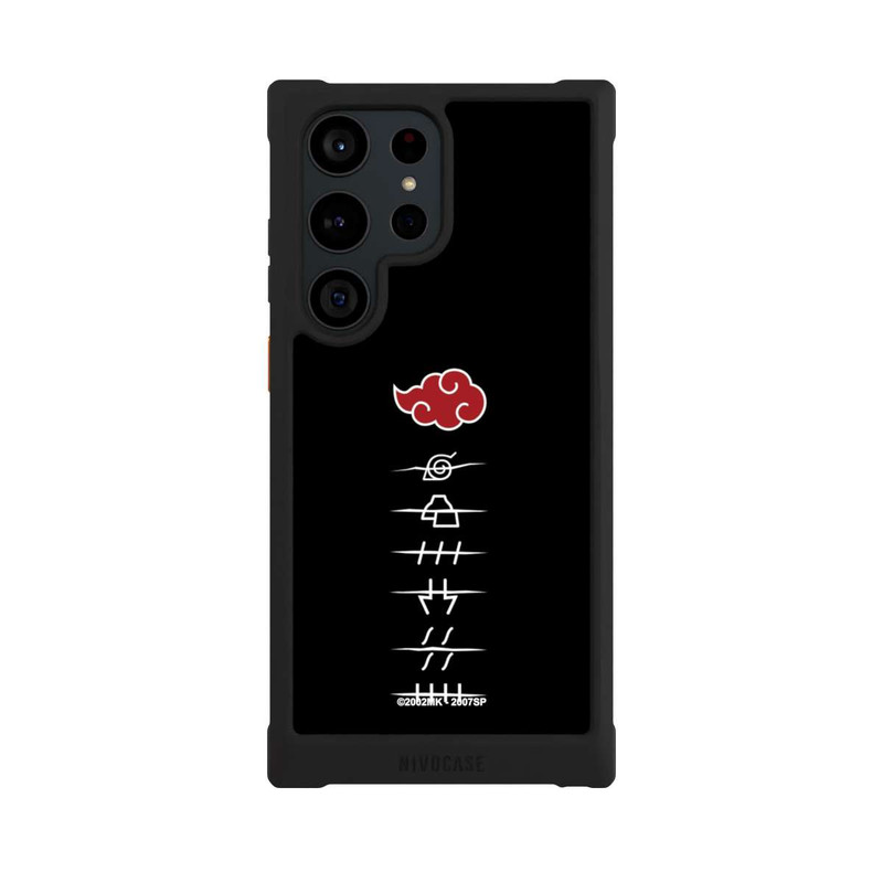 Galaxy S23 Ultra NIVOmax Akatsuki Mitgliedssymbole Schwarz
