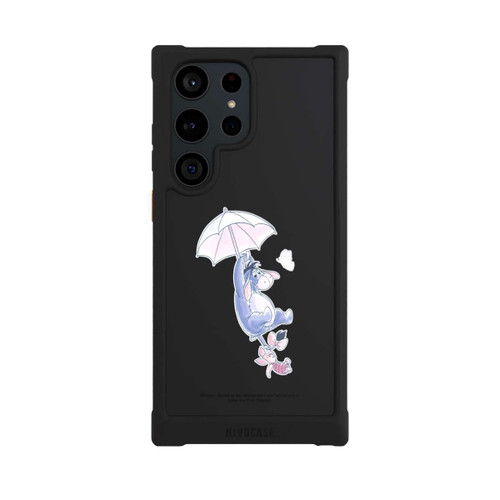 Samsung Galaxy S23 Ultra NIVOmax Winnie Pooh Eeyeore Find Happiness Transparent