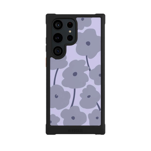 Samsung Galaxy S23 Ultra NIVOmax Fleurs Minimalistes Lilas