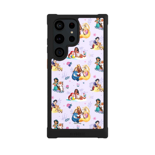 Samsung Galaxy S23 Ultra NIVOmax Princess Floral Pattern Purple