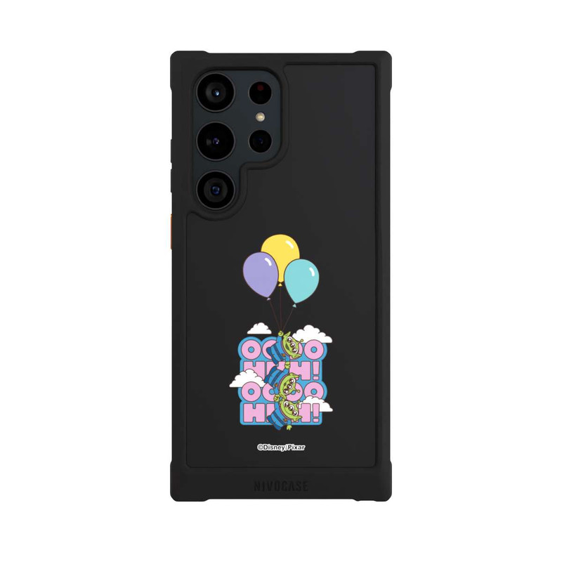 Galaxy S23 Ultra NIVOmax Toy Story Aliens Balloons OOOOHHH Transparent
