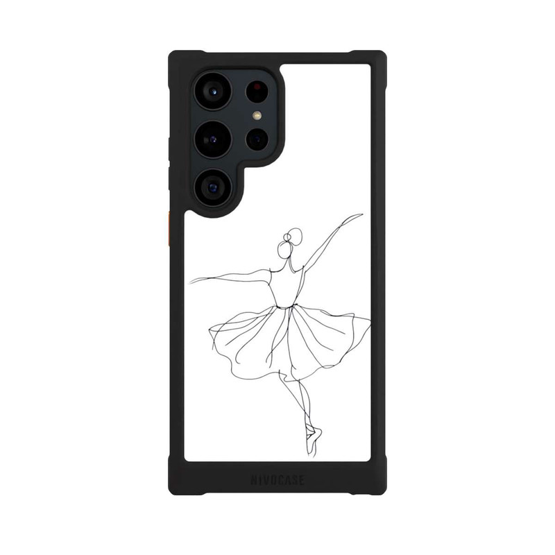 Galaxy S23 Ultra NIVOmax Ballerina Illustration