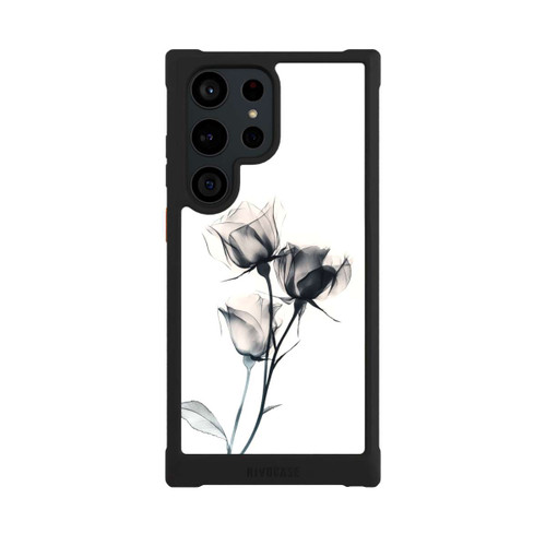 Samsung Galaxy S23 Ultra NIVOmax Schwarze Blume