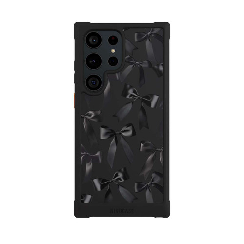 Samsung Galaxy S23 Ultra NIVOmax Schwarze Satinschleifen