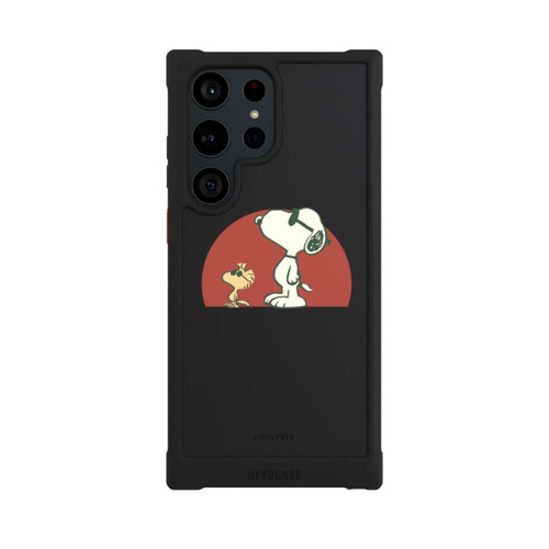 Samsung Galaxy S23 Ultra NIVOmax Snoopy Woodstock Far Out transparent