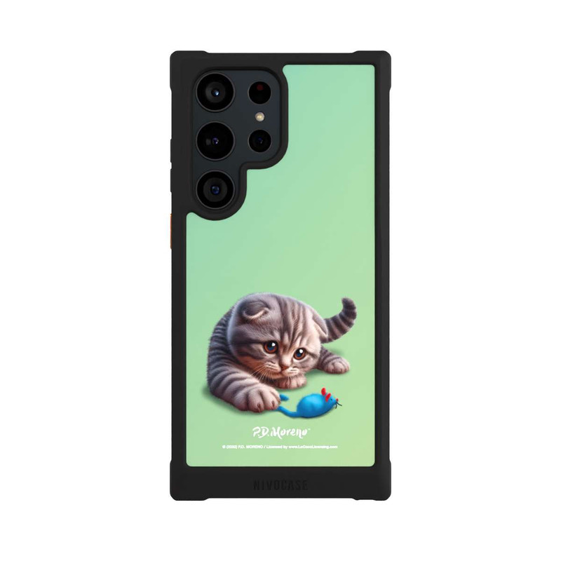 Galaxy S23 Ultra NIVOmax Playing Cat with Mouse