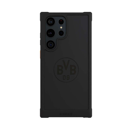 Samsung Galaxy S23 Ultra NIVOmax BVB Logo Schwarz Transparent
