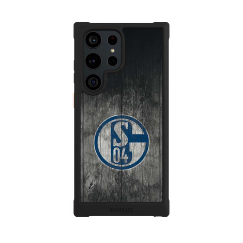 Samsung Galaxy S23 Ultra NIVOmax Schalke 04 Holz Look