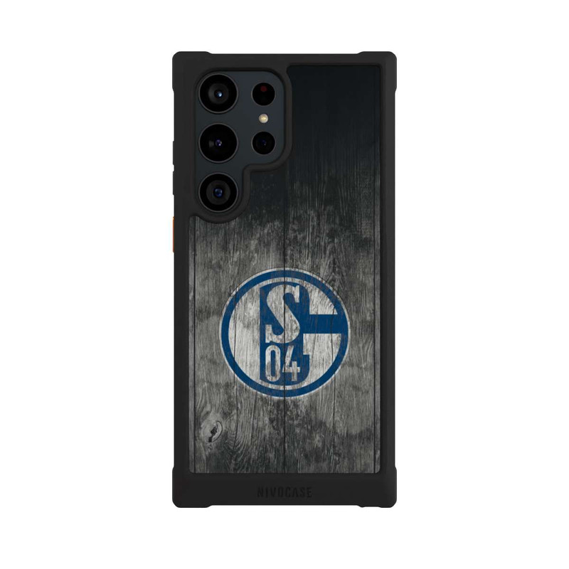 Galaxy S23 Ultra NIVOmax Schalke 04 Holz Look