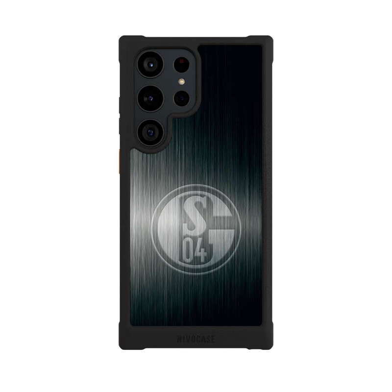 Galaxy S23 Ultra NIVOmax Schalke 04 Metall Look