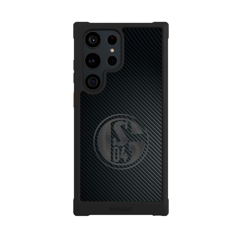 Galaxy S23 Ultra NIVOmax Schalke 04 Carbon Look
