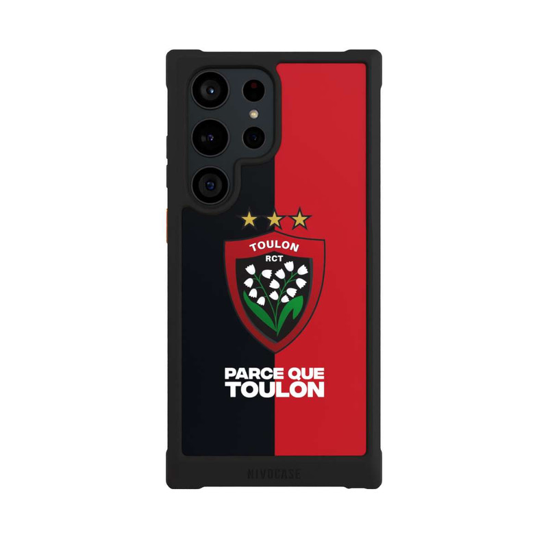 Galaxy S23 Ultra NIVOmax RCT Logo Rouge Noir